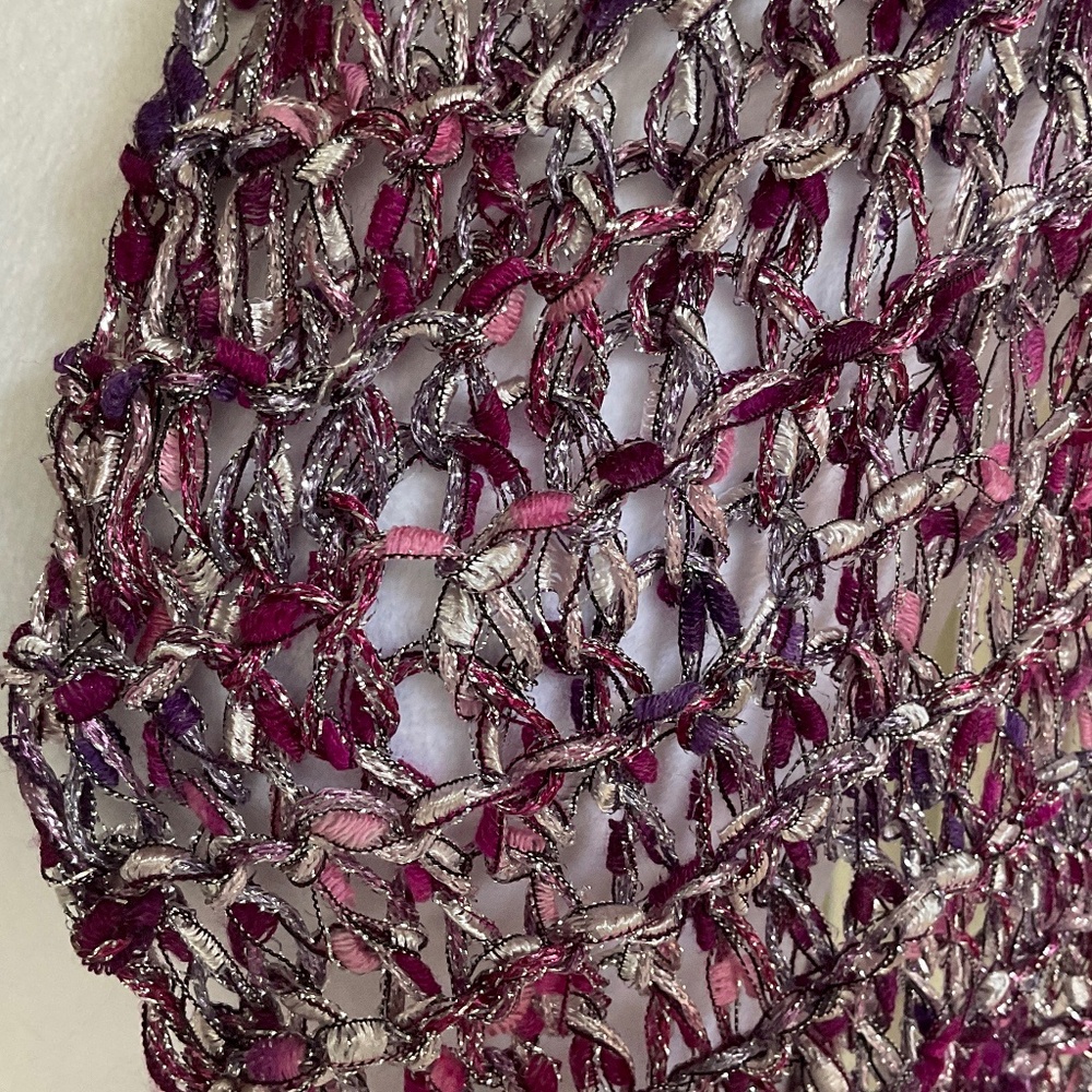 Hand knit Infinity Scarf - Picture 5 of 5
